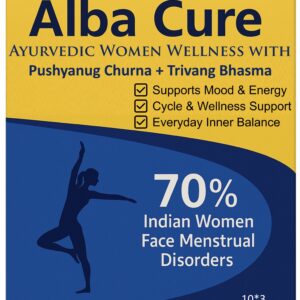 Alba Cure Pushyanug Tablets for Heavy Periods & Menopause – 100 Tabs