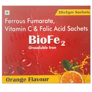 BioFe2 Iron Follic Acid Supplement (20 Sachets) - Mouth Dissolving